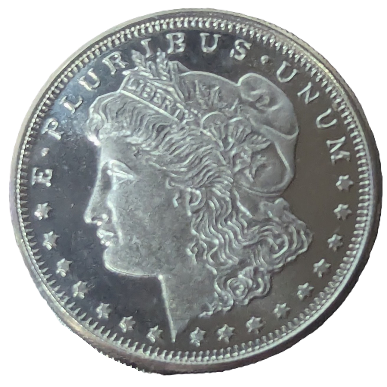 1/4 Troy Ounce .999 Fine Morgan Dollar Design Round