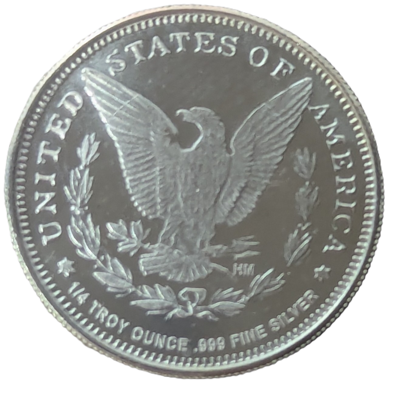 1/4 Troy Ounce .999 Fine Morgan Dollar Design Round