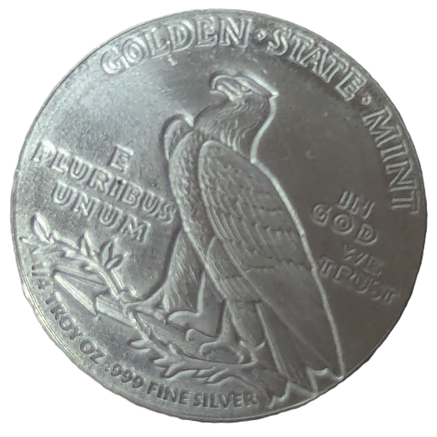 1/4 Troy Ounce .999 Fine Silver Incuse Indian Round