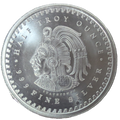 1/2 Troy Ounce .999 Fine Silver Aztec Calendar Round