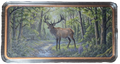 10 oz Copper Bar Elk in Green Forest