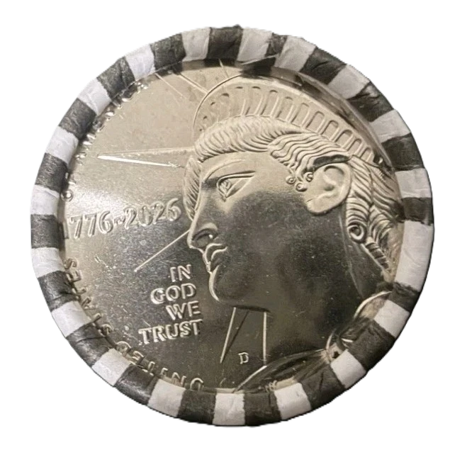 2026 Semisesquicentennial or (semiquincentennial) 250th Half Dollar Roll