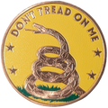1 oz Colorized Don't Tread On Me Copper Round