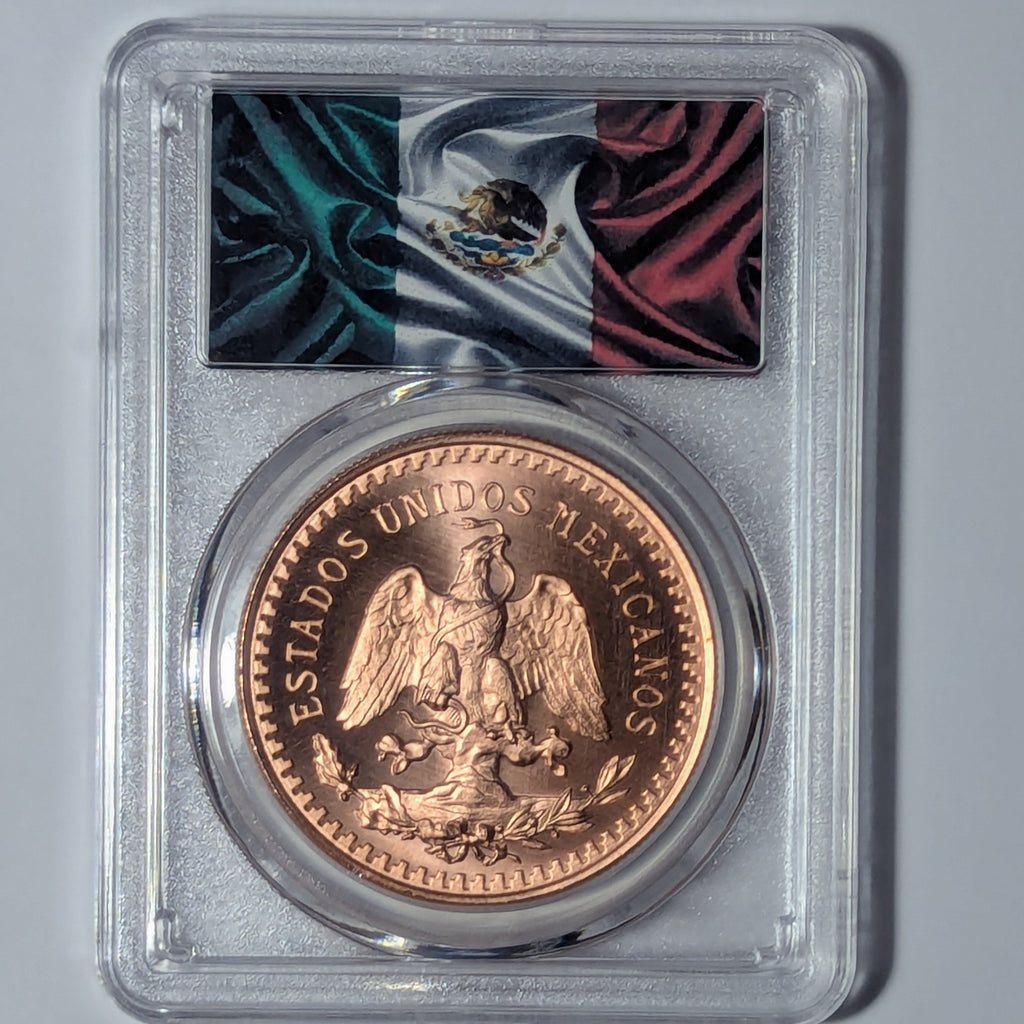 Mexico 1 oz Copper Round w/ Display Case