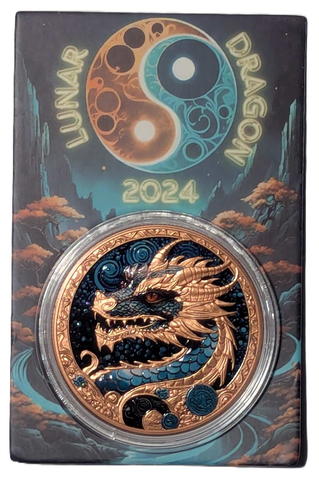1 oz Copper 2024 Lunar Dragon Limited Edition by Cool2Coin