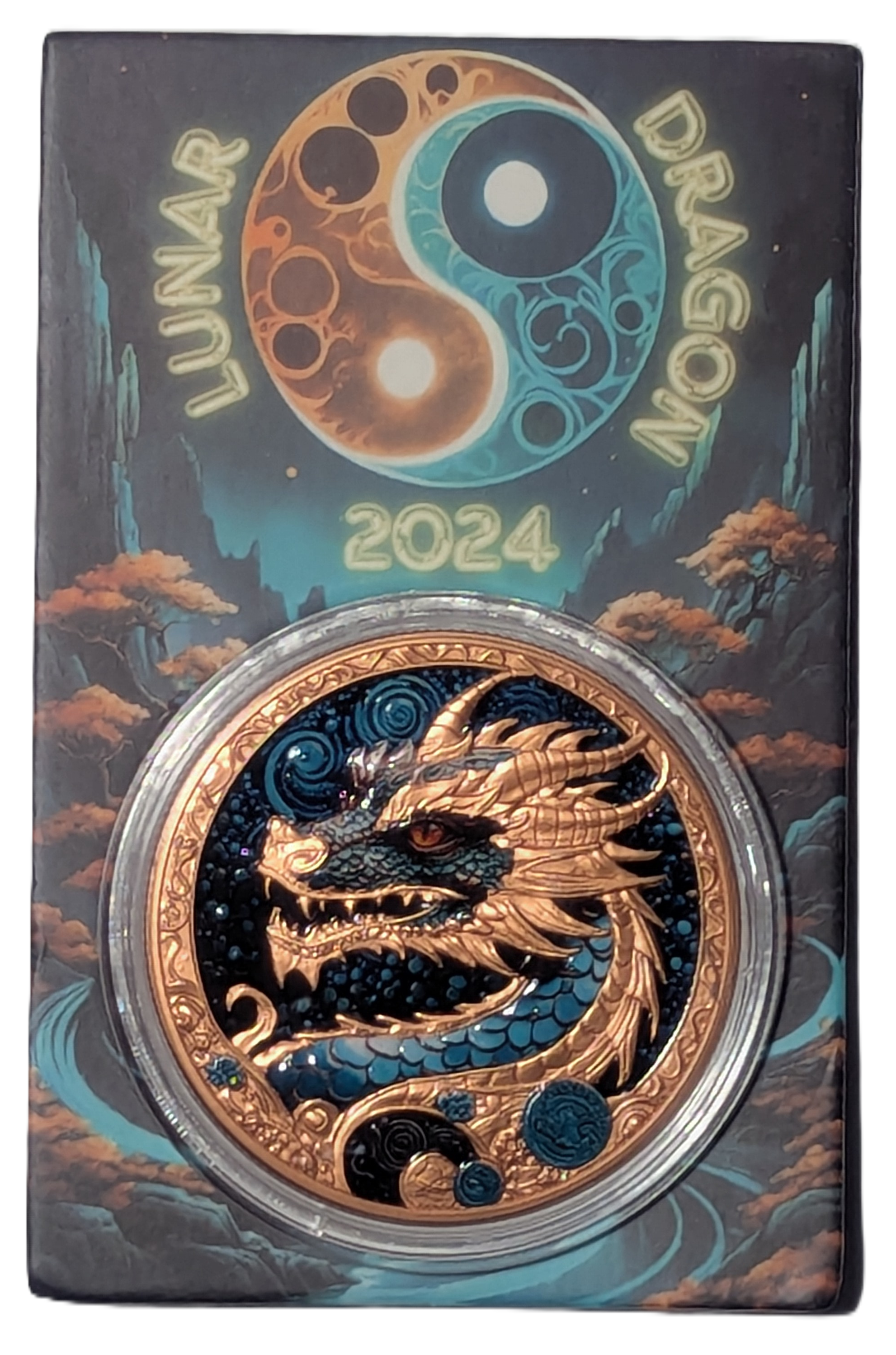1 oz Copper 2024 Lunar Dragon Limited Edition by Cool2Coin