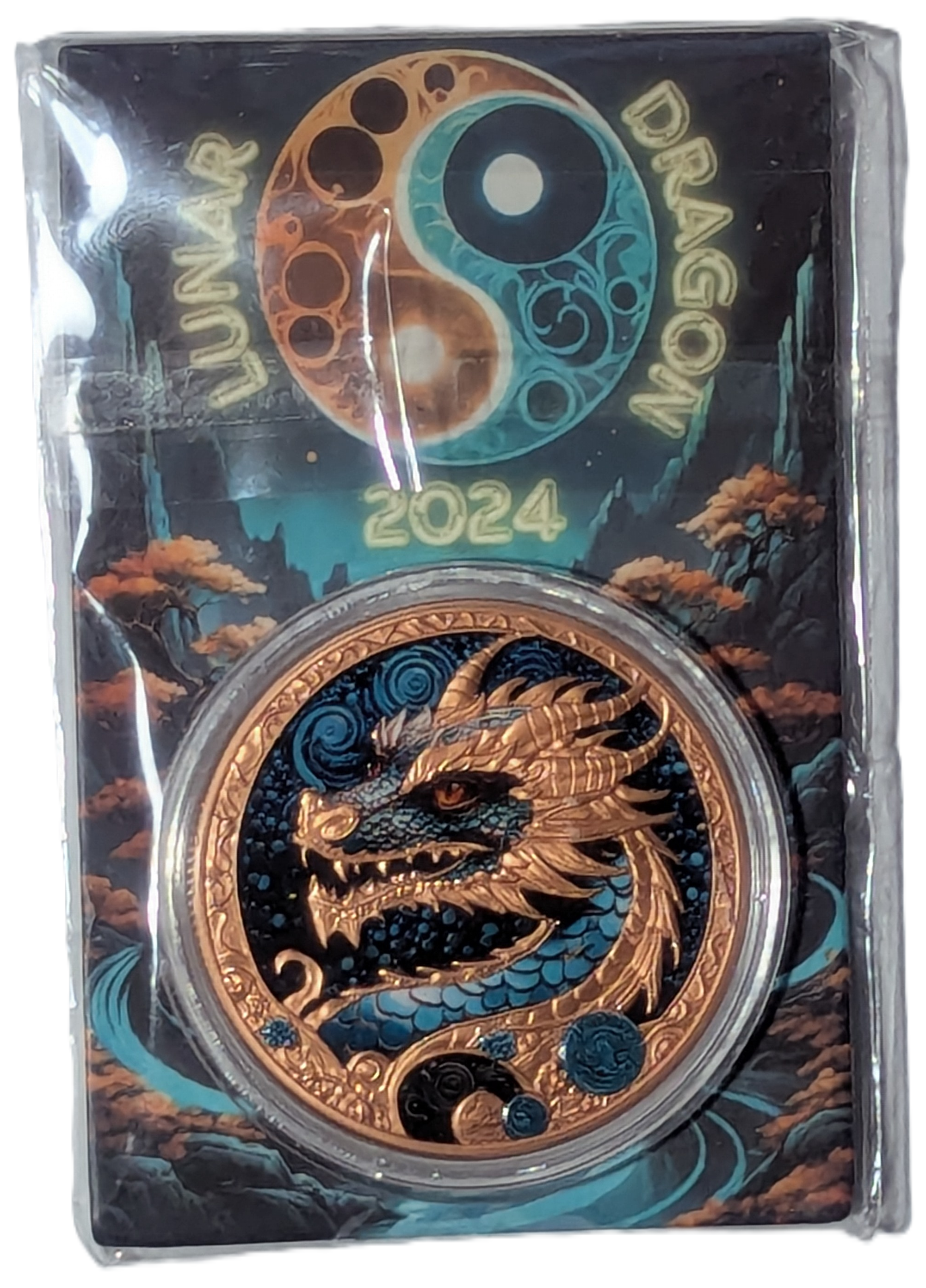 1 oz Copper 2024 Lunar Dragon Limited Edition by Cool2Coin