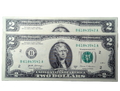 2 Consecutive 2017A BEP $2 bills 61843541 - 61843542