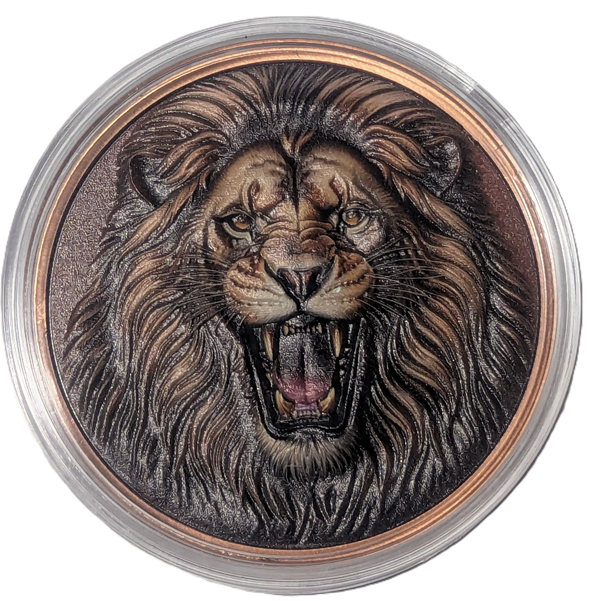 5 oz Copper Round Roaring Lion 5,000 Mintage