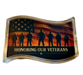 5 oz Copper Bar Honoring Our Veterans with Acrylic Case