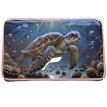 5 oz Copper Loggerhead Sea Turtle in Acrylic Case