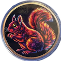 5 oz Copper Round Mystic Night Squirrel 5,000 Mintage