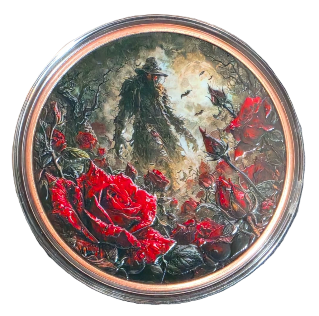 5 oz Copper Beautiful Nightmare with Acrylic Case 5,000 Mintage