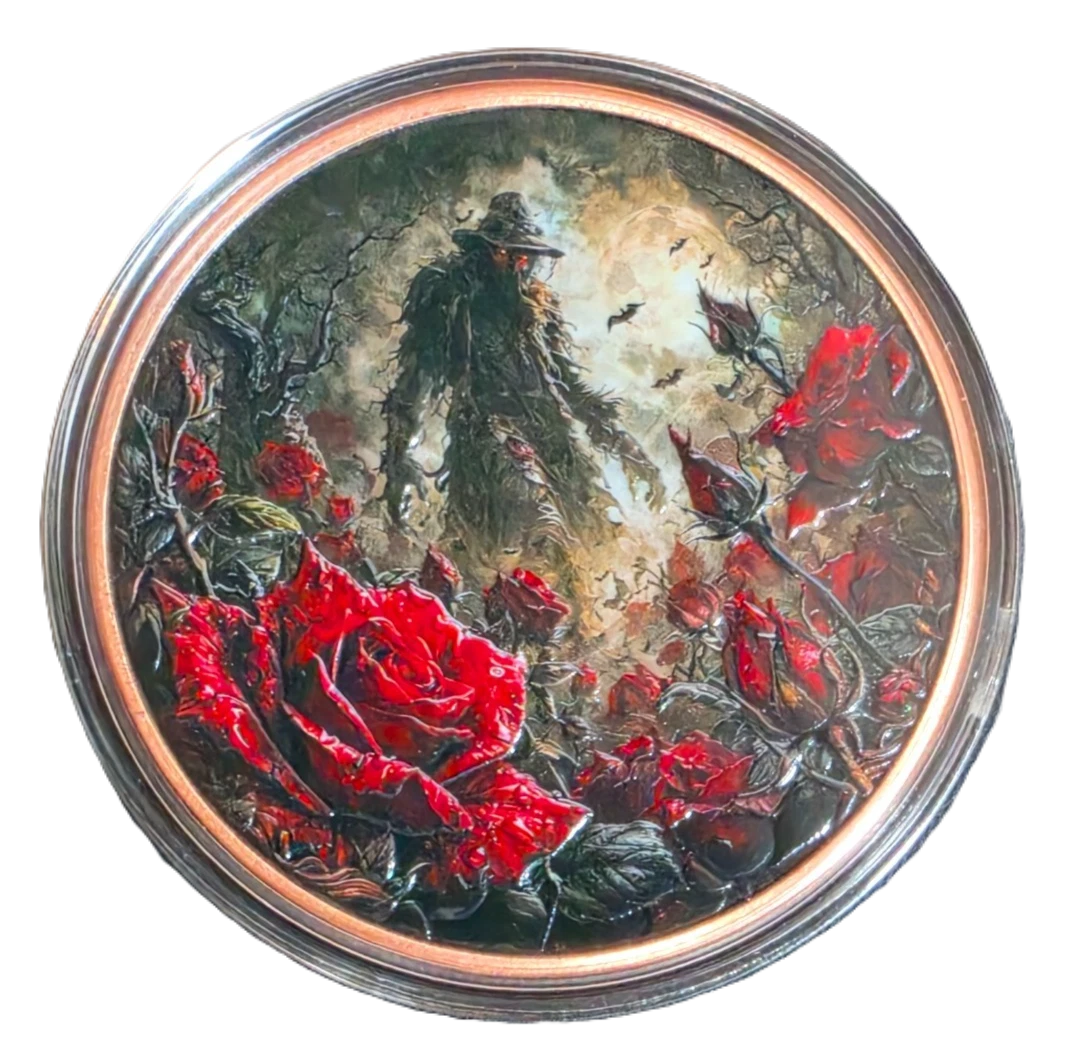 5 oz Copper Beautiful Nightmare with Acrylic Case 5,000 Mintage