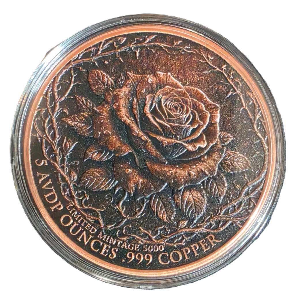 5 oz Copper Beautiful Nightmare with Acrylic Case 5,000 Mintage