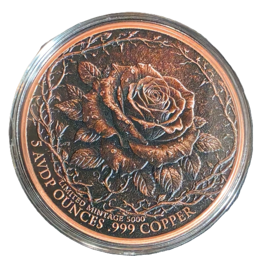 5 oz Copper Beautiful Nightmare with Acrylic Case 5,000 Mintage