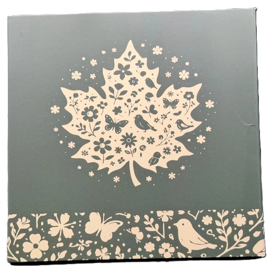 1 oz Copper Spring Maple Limited Edition Numbered Out of 5,000 "Diamond Dusted"