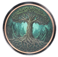5 oz Copper Round Eternal Root Tree of Life 5,000 Mintage Liberia