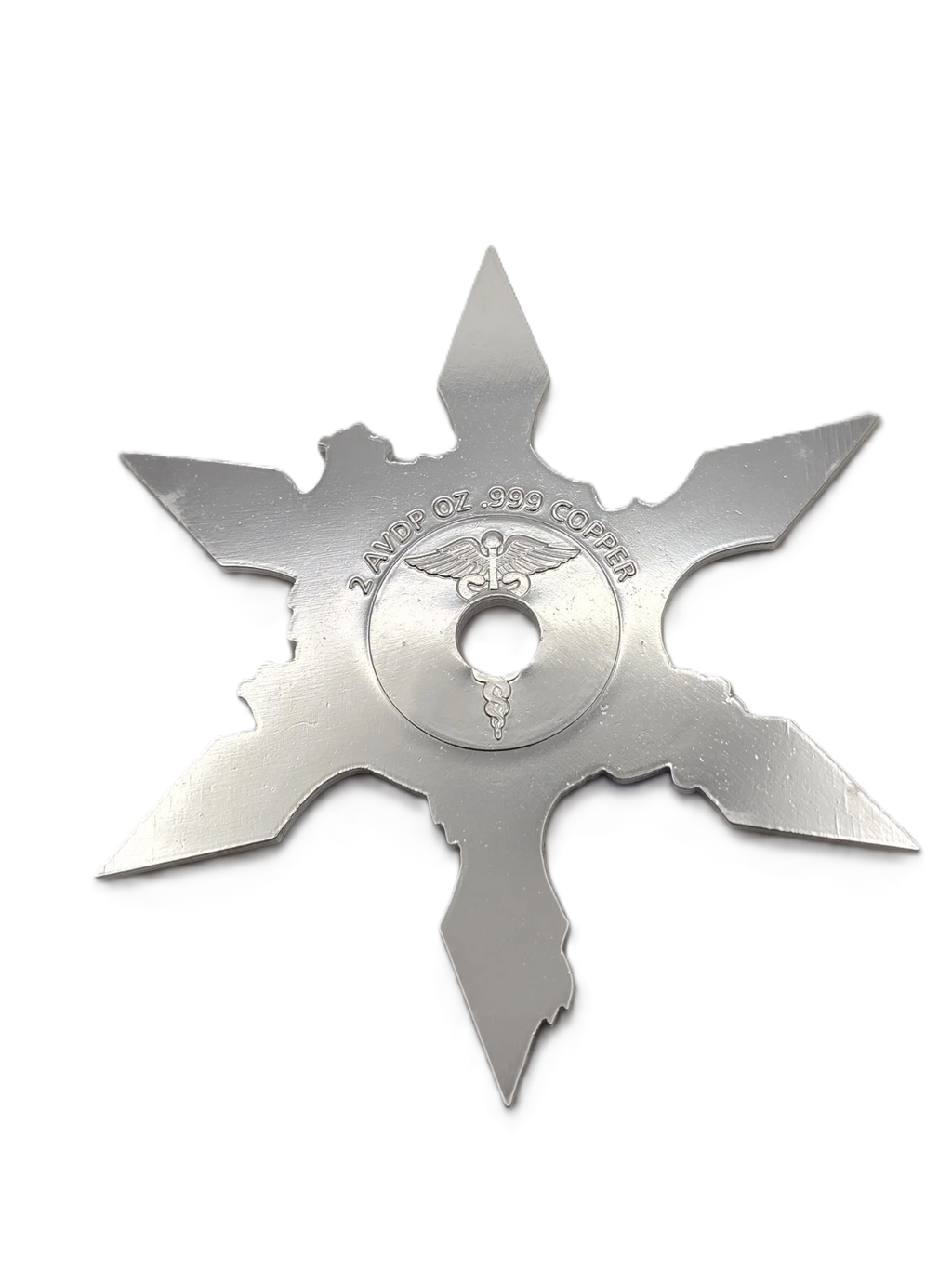 2 oz Copper Imperial Dragon Blue Ninja Star Series 3 only 5,000 Mintage