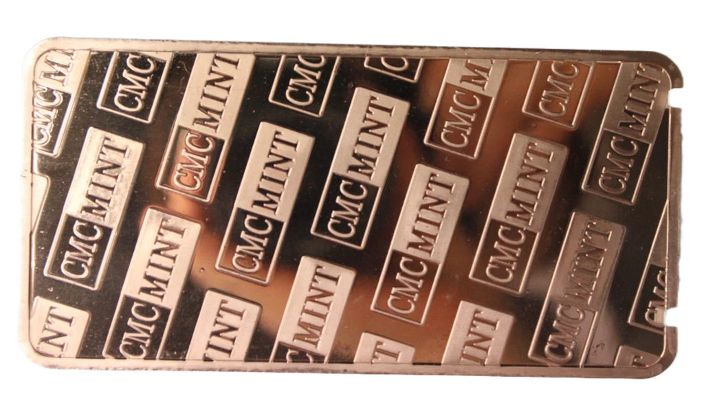 10 oz Copper Bar The Mayflower Ship CMC Mint
