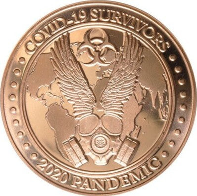 COVID-19 & 2020 Pandemic Survivor 1 oz Copper Round