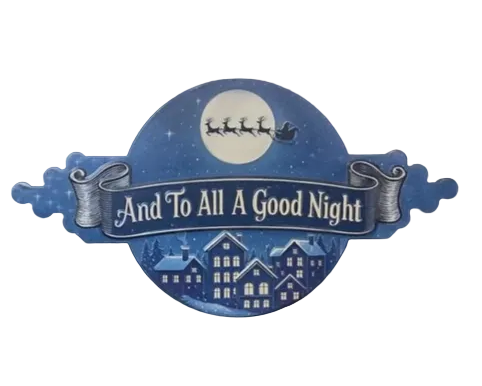 3 oz Copper Christmas "And To All A Good Night" with Acrylic Case
