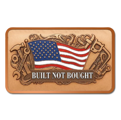 5 oz Copper Bar Labor Day with Acrylic Case