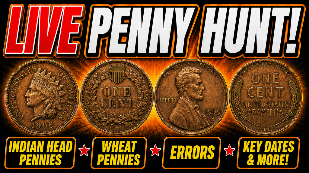 Penny Hunt with Guaranteed Copper or Coin Pack (when available)