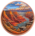 5 oz Copper Grand Canyon Natural Wonders with Acrylic Case