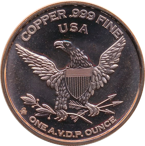 1 oz Copper Round - 1836 Seated Liberty