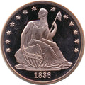 1 oz Copper Round - 1836 Seated Liberty