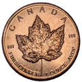Canadian Maple Leaf 1 oz Copper Round
