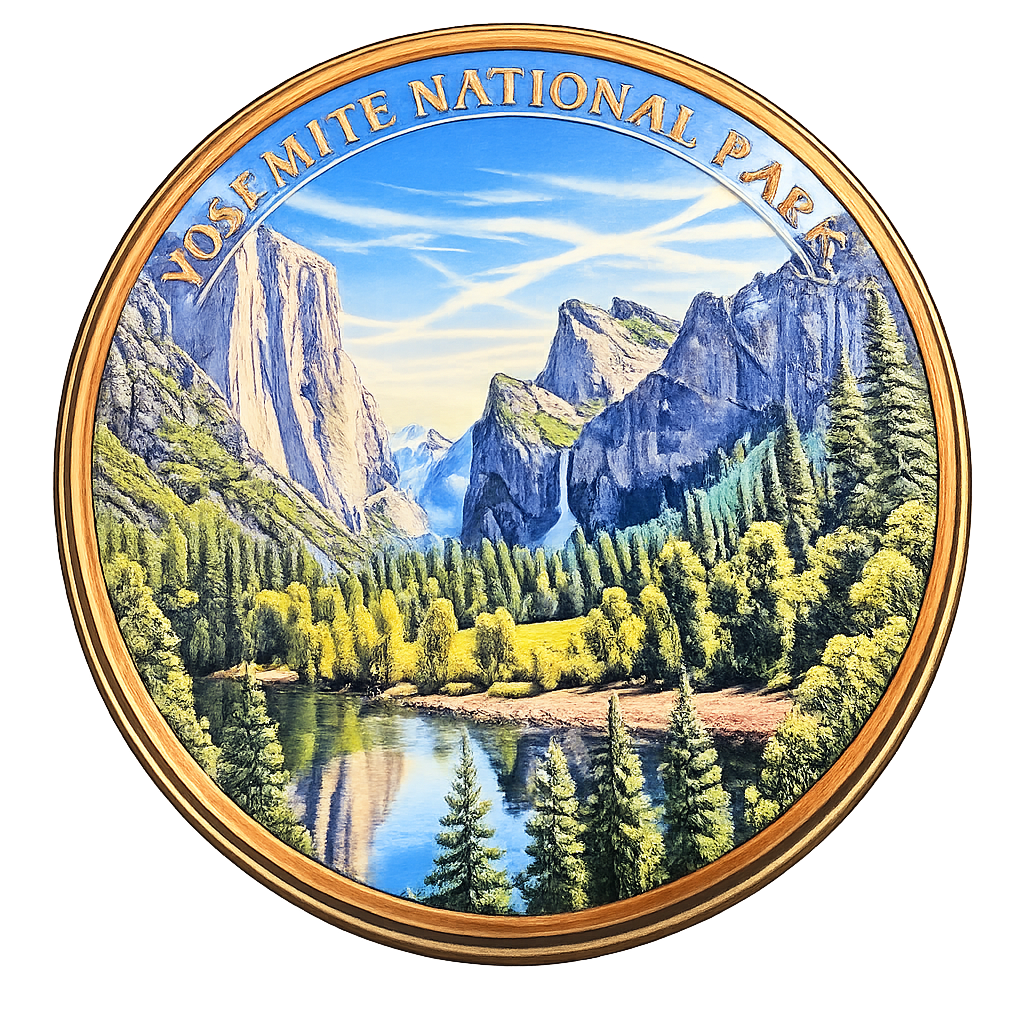 5 oz Copper Yosemite National Park Natural Wonder with Acrylic Case