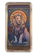 10 oz Copper Bar The Savannah's Heart Lion in Capsule #765/1,000 Mintage With Acrylic Case