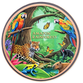 5 oz Copper Amazon Rainforest Natural Wonders with Acrylic Case