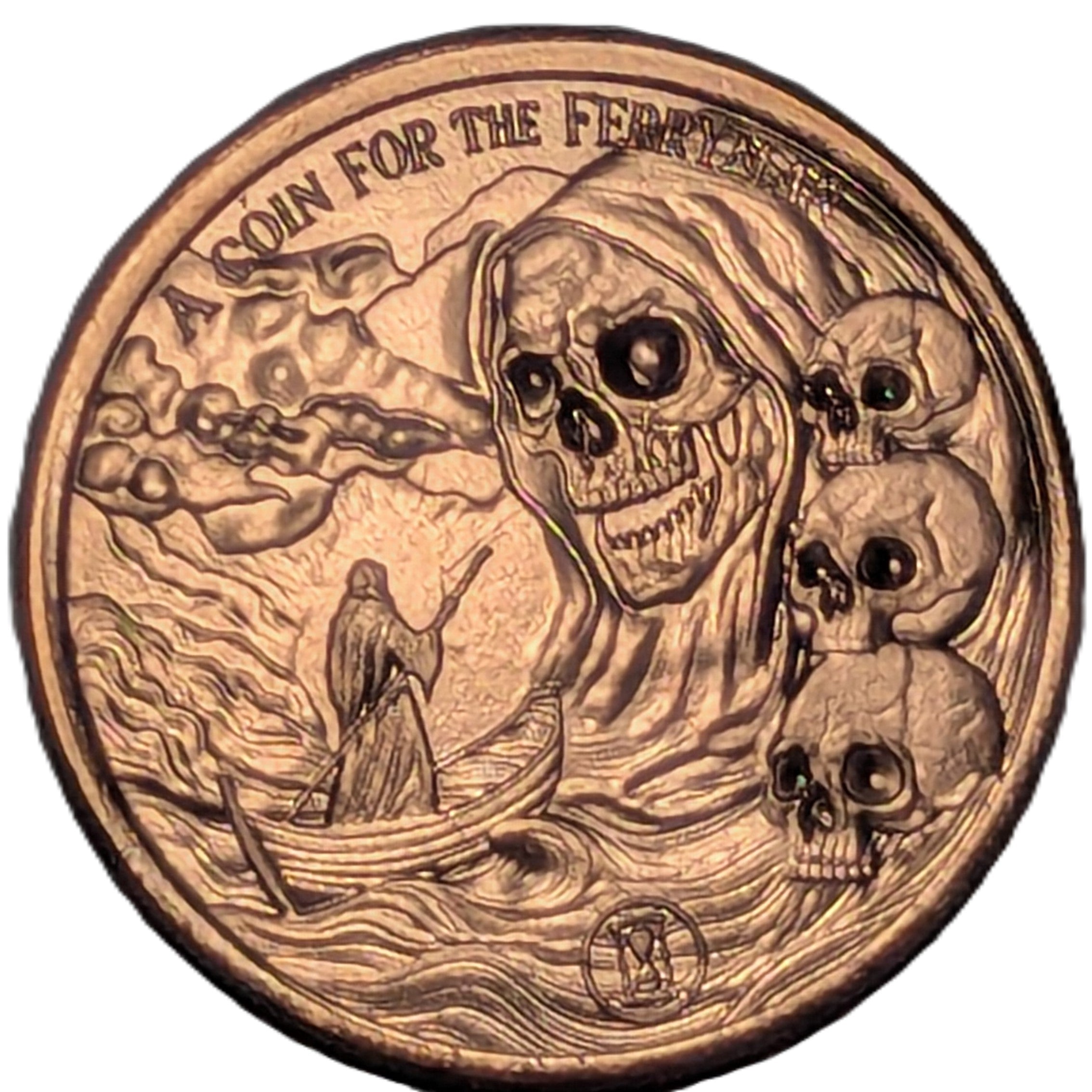 A Coin For The Ferryman 1 oz Copper Round
