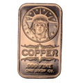 Lady Liberty 1 oz Copper Bar