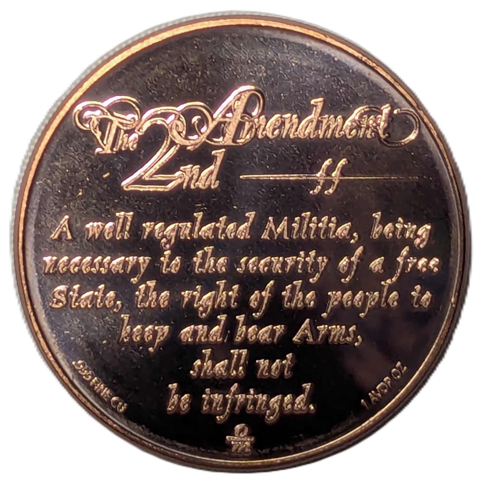 We The People 2nd Amendment 1 oz Copper Round