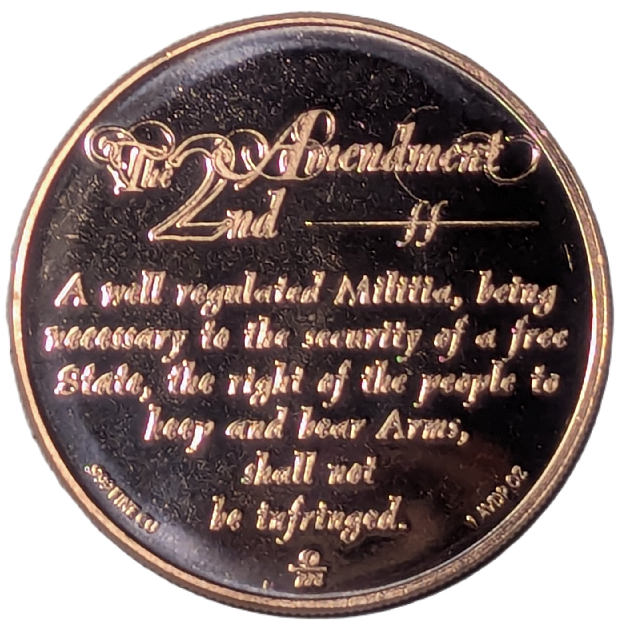 Rifleman 2nd Amendment 1 oz Copper Round
