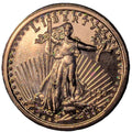 1933 Saint-Gaudens Double Eagle 1 oz Copper Round