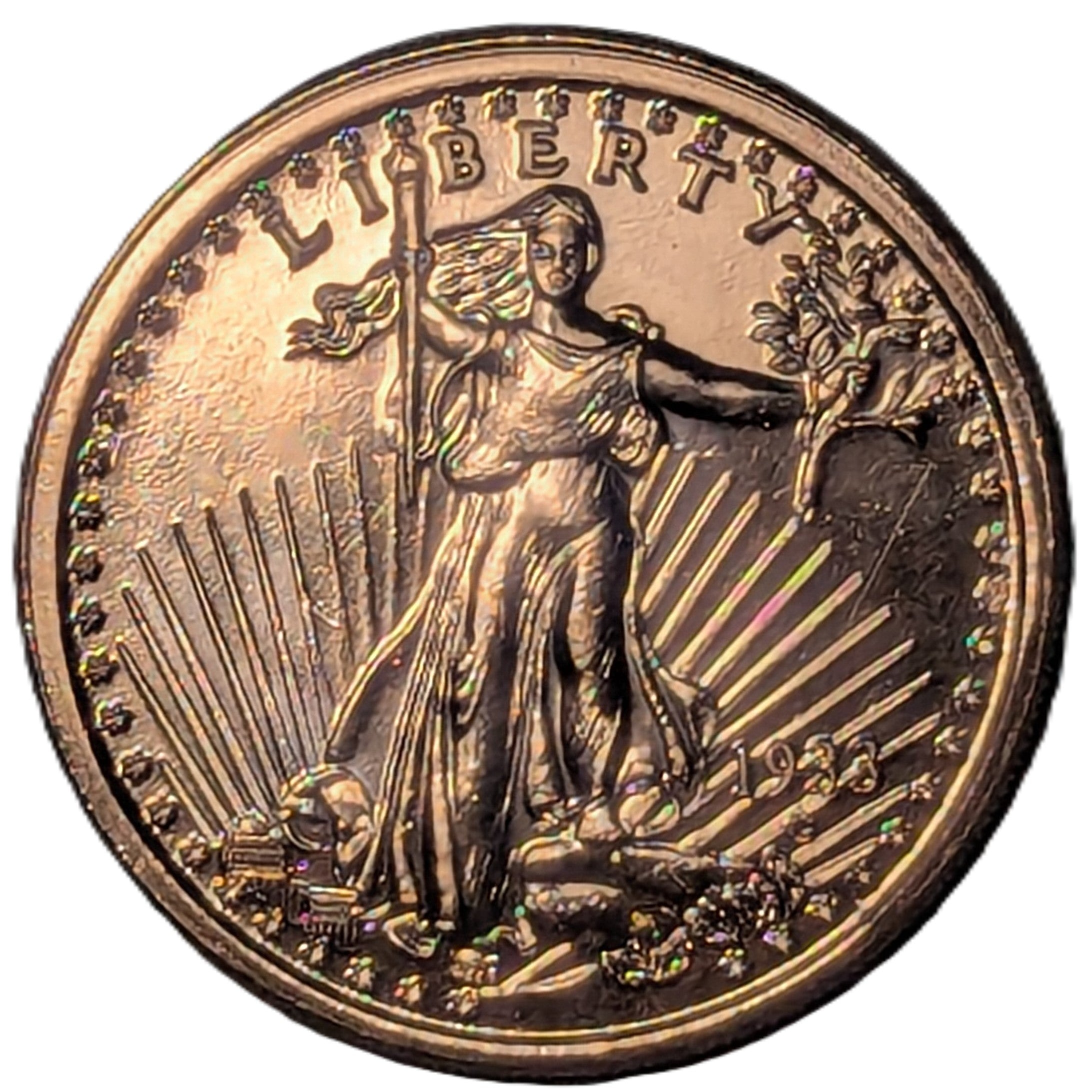 1933 Saint-Gaudens Double Eagle 1 oz Copper Round