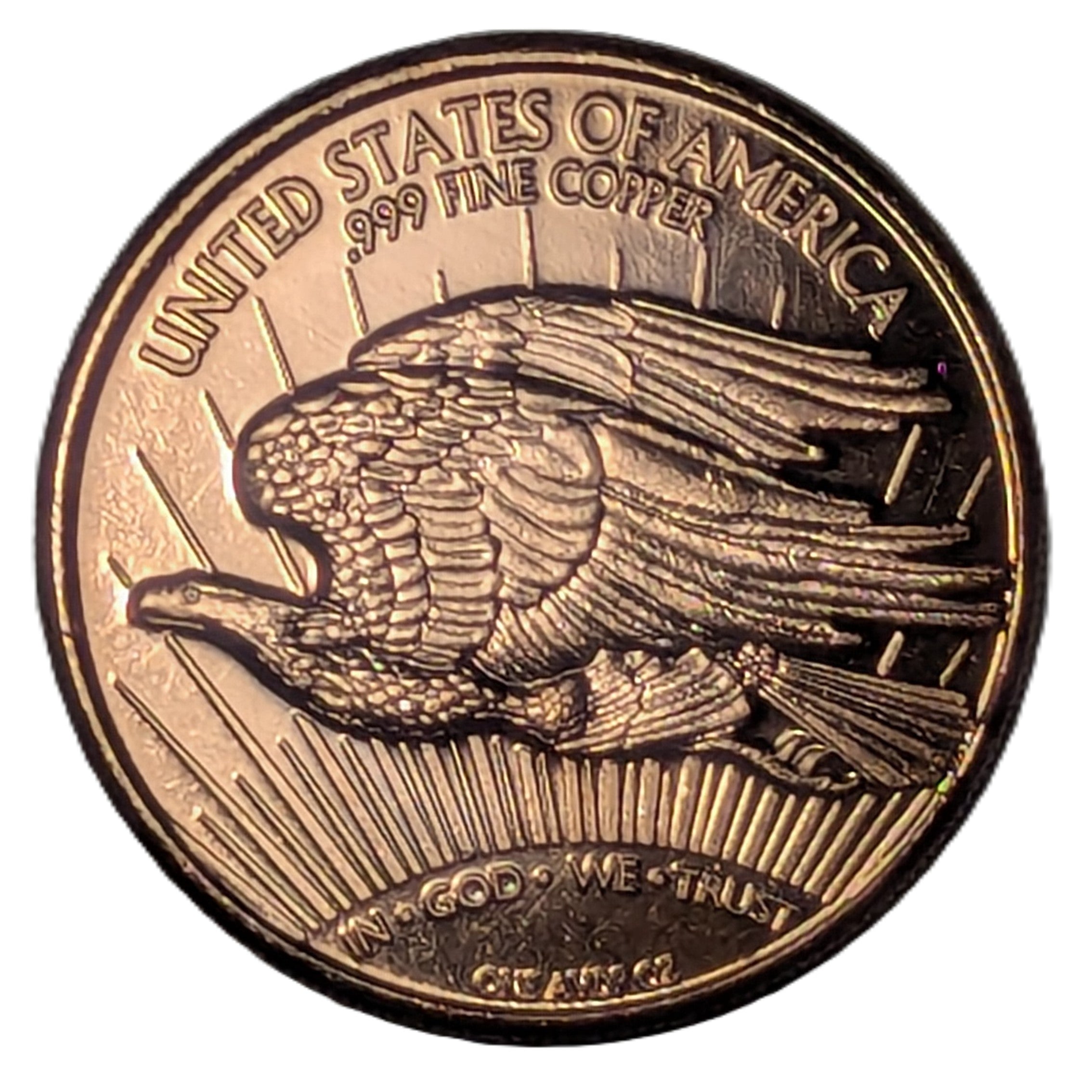 1933 Saint-Gaudens Double Eagle 1 oz Copper Round