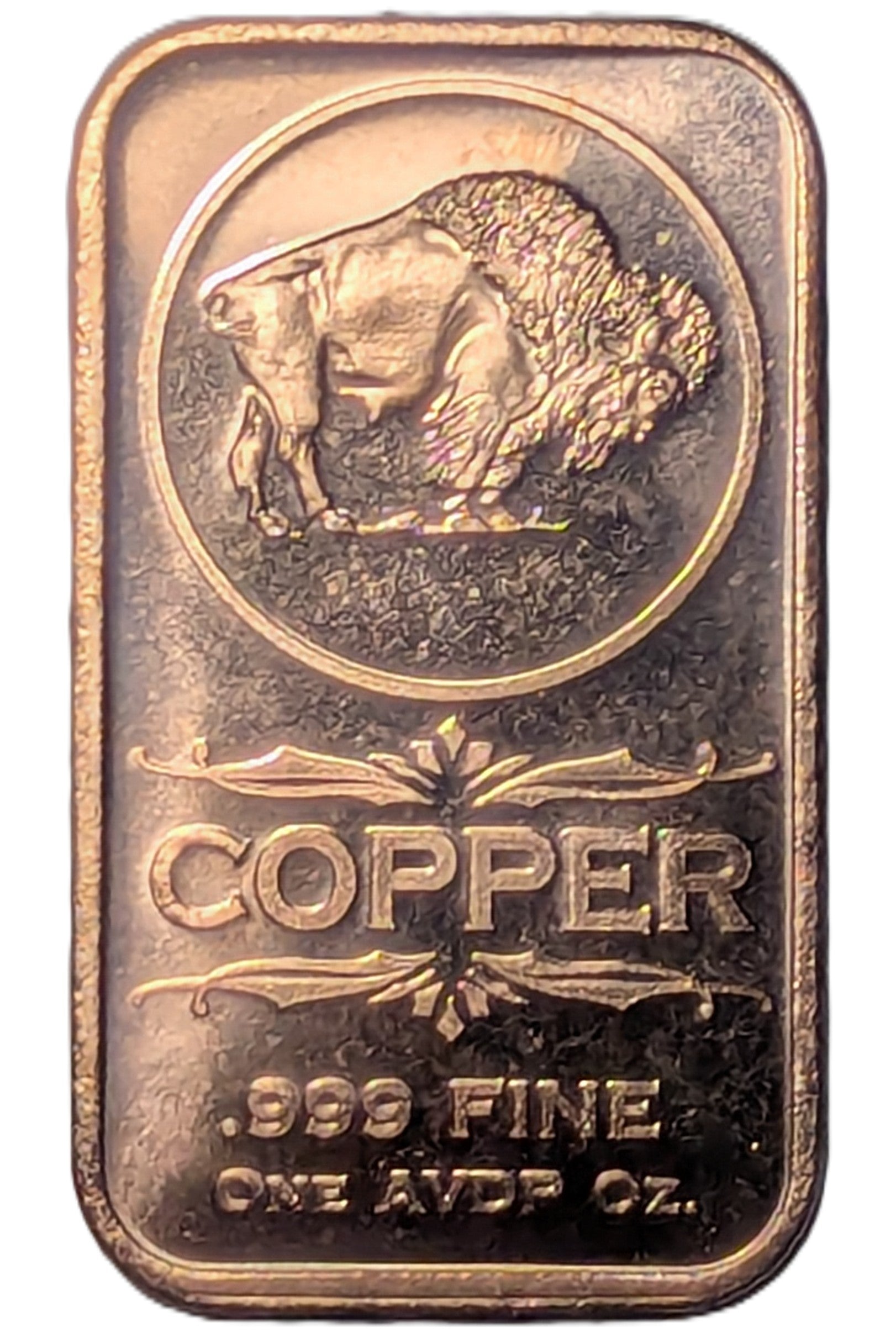 Buffalo 1 oz Copper Bar