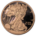 Walking Liberty 1 oz Copper Round