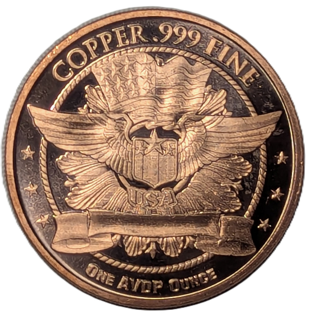 Walking Liberty 1 oz Copper Round