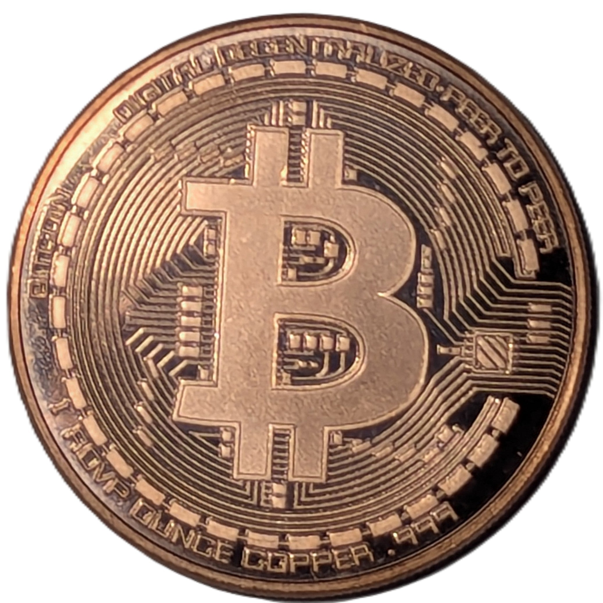 Bitcoin 1 oz Copper Round