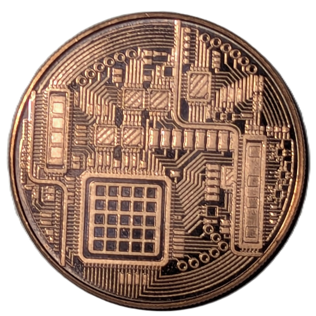 Bitcoin 1 oz Copper Round