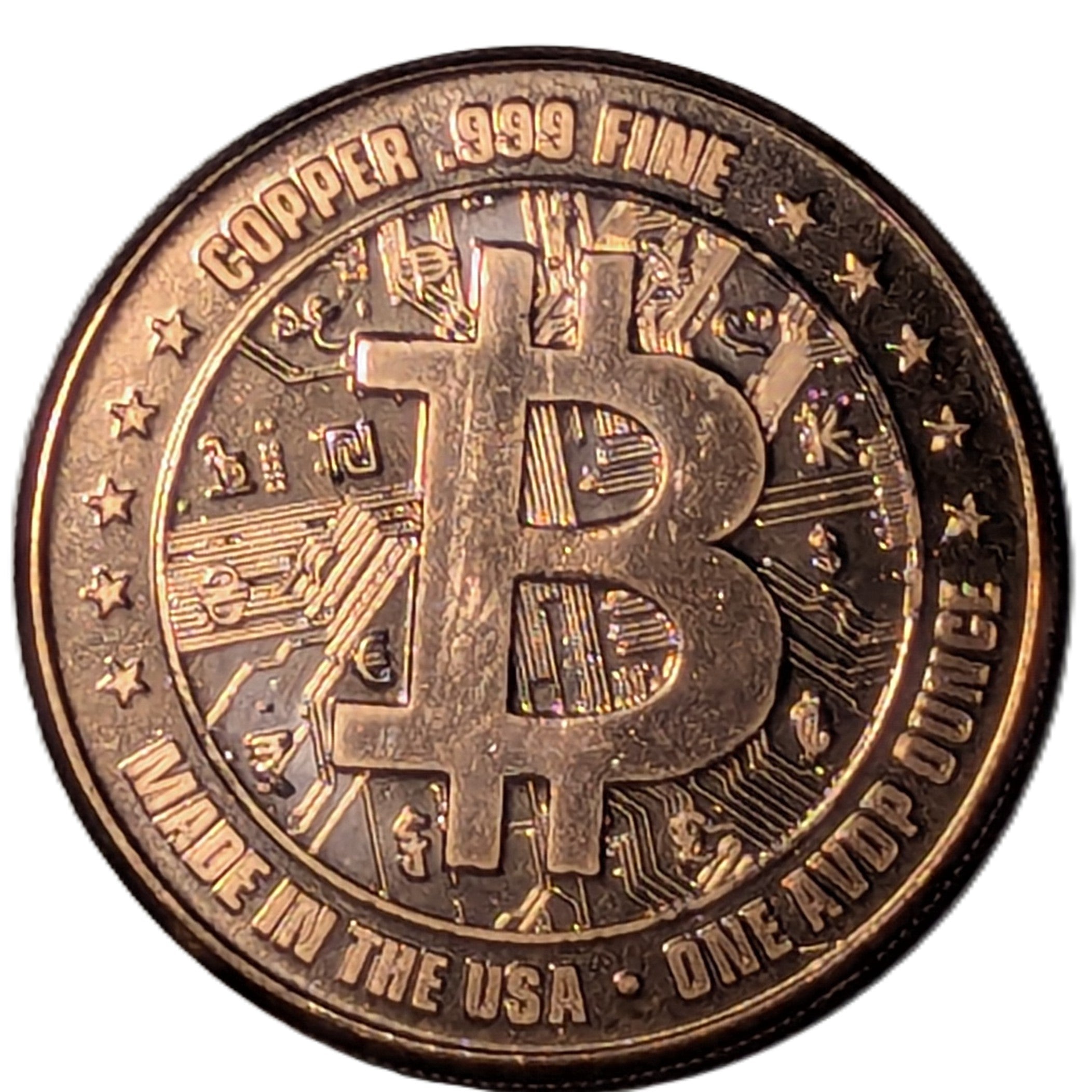 Bitcoin 1 oz Copper Round