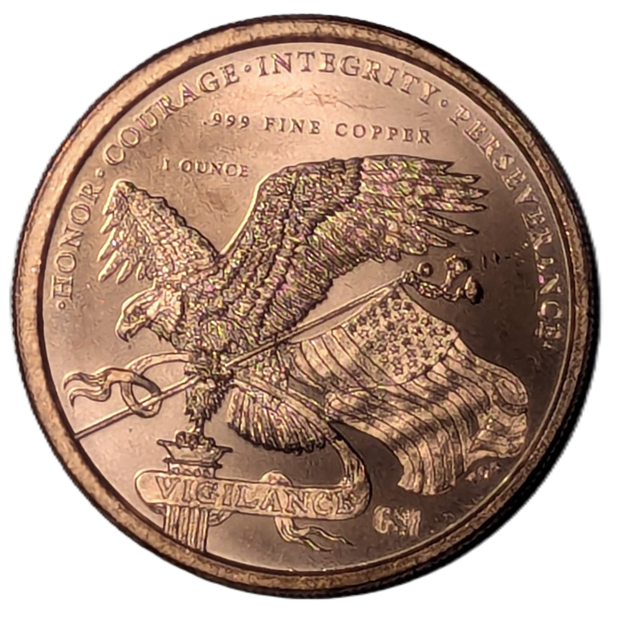 Donald Trump 45th President Portrait 1 oz Copper Round