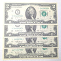4 Consecutive 2017A BEP $2 bills 04506786 - 04506789